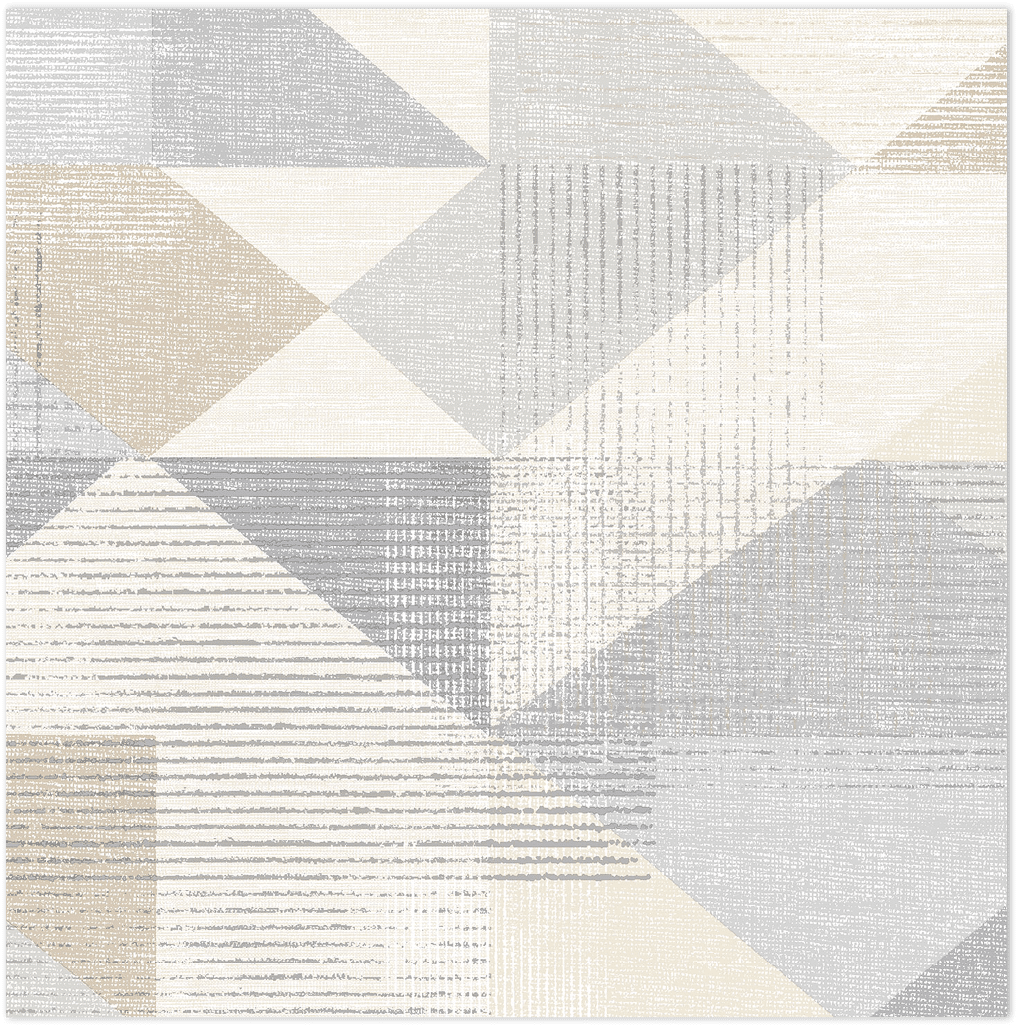 beige and grey silk screen geometric wallpaper
