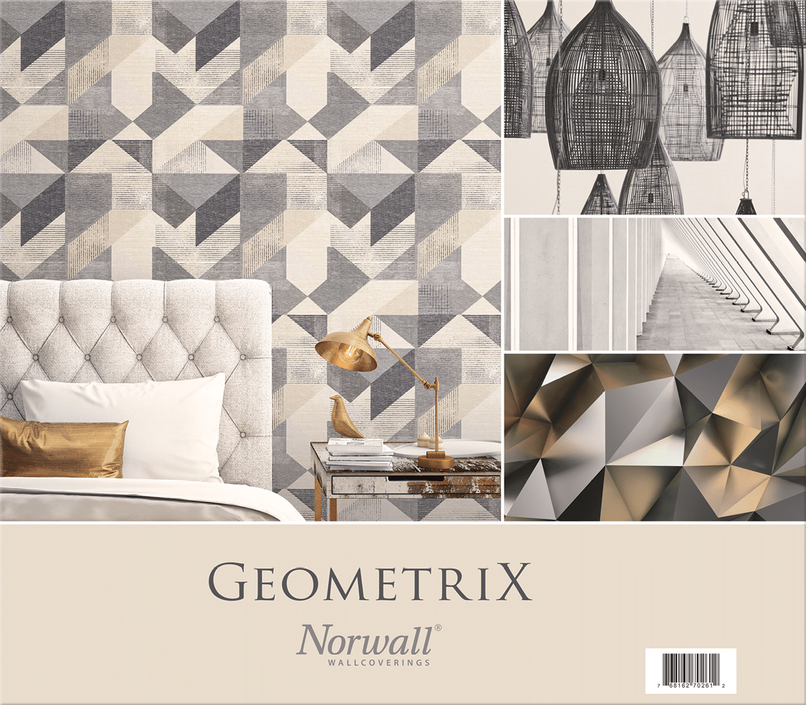 Collection of geomtric and textured wallpapers