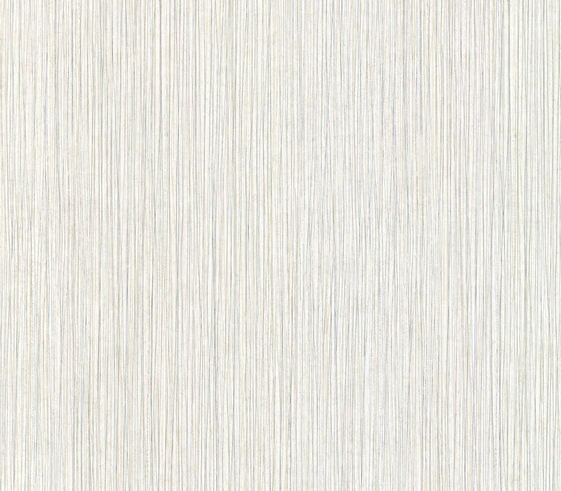 off white tan and blue vertical weave texture wallpaper